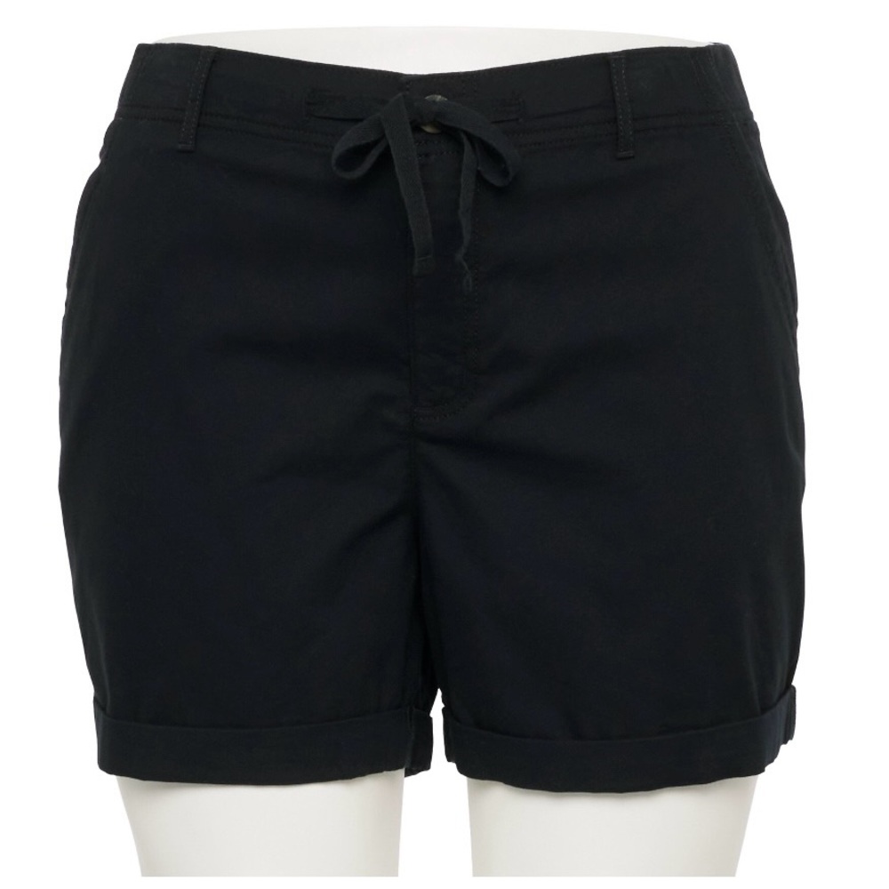 NWT Sonoma Utility Shorts Black Plus Size 4X